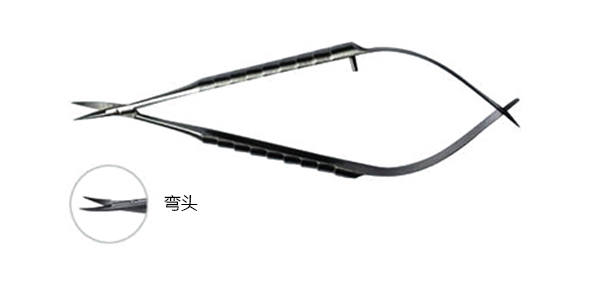 顯微剪 筆式;14cm、直/彎 竹節(jié)柄