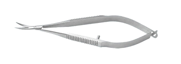 小梁剪 11cm、彎尖、疊腮、直紋柄