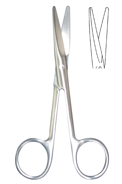 醫(yī)用剪（組織剪）直/彎圓頭 特快型 刃口開齒