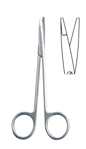 醫(yī)用剪（綜合組織剪）特快型 扁平直/彎 刃口開齒