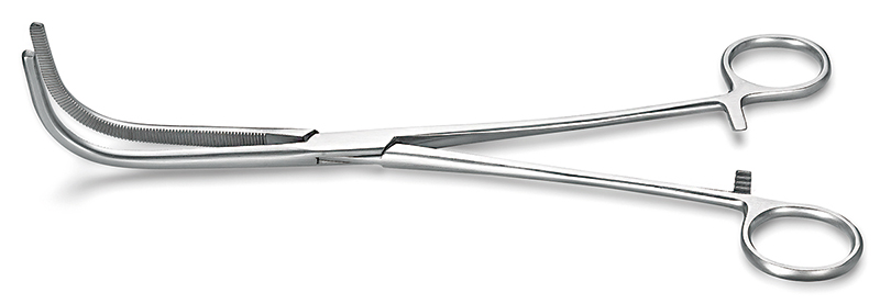 子宮夾持鉗 角彎全齒型（陰道）